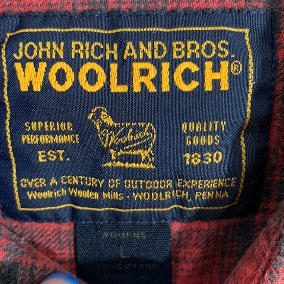 Woolrich Flannel shirt Size Large - Picture 2 of 6